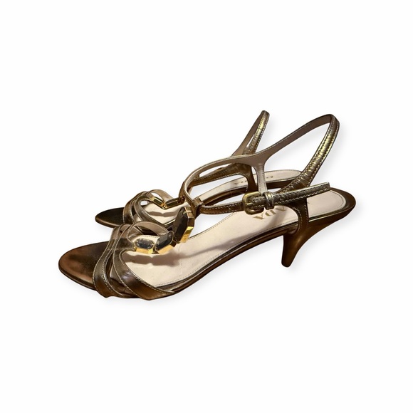 Prada Women's Sandals in Gold - Size 38 - Picture 3 of 8